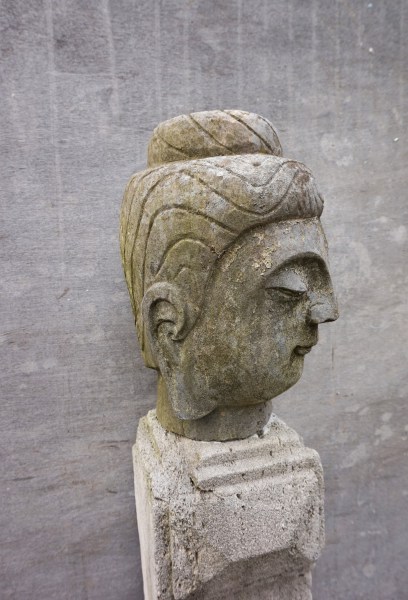 oud, antiek, stenen, Boeddha, hoofd, old, stone, Buddha, head